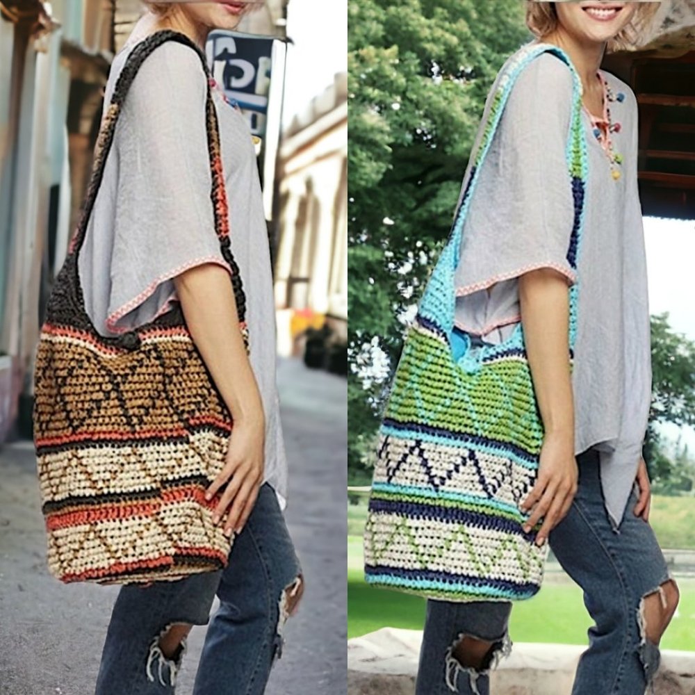 99264 Handmade Knit Bags